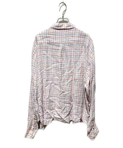 346 BROOKS BROTHERS（346 ブルックスブラザーズ）346 BROOKS BROTHERS (346 ブルックスブラザーズ) リネンシャツ ホワイト サイズ:ＸＬの古着・服飾アイテム