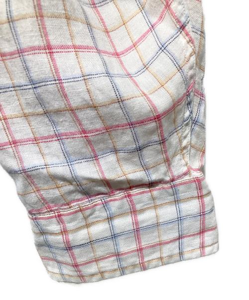 346 BROOKS BROTHERS（346 ブルックスブラザーズ）346 BROOKS BROTHERS (346 ブルックスブラザーズ) リネンシャツ ホワイト サイズ:ＸＬの古着・服飾アイテム