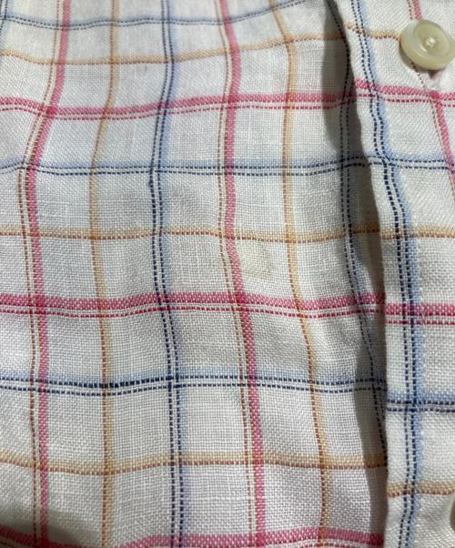 346 BROOKS BROTHERS（346 ブルックスブラザーズ）346 BROOKS BROTHERS (346 ブルックスブラザーズ) リネンシャツ ホワイト サイズ:ＸＬの古着・服飾アイテム