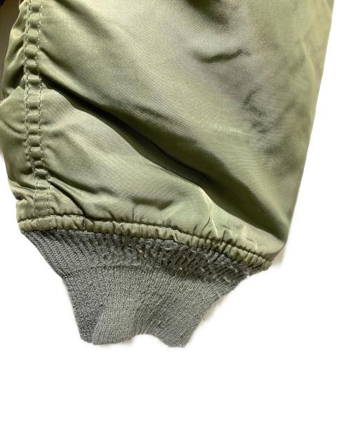 ALPHA（アルファ）ALPHA (アルファ) USA製 90～00s MA-1ジャケット グリーン×オレンジ サイズ:Mの古着・服飾アイテム