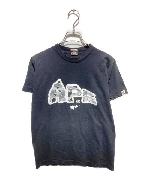 A BATHING APE（ア ベイシング エイプ）A BATHING APE (ア ベイシング エイプ) 00s スターカモtシャツ ブラック サイズ:Mの古着・服飾アイテム