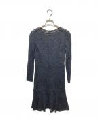 LAUREN RALPH LAURENローレンラルフローレン）の古着「レースワンピース」｜ブラック