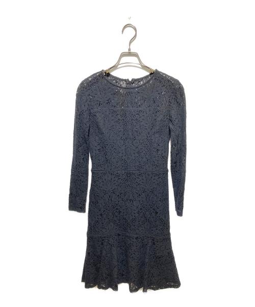 LAUREN RALPH LAUREN（ローレンラルフローレン）LAUREN RALPH LAUREN (ローレンラルフローレン) レースワンピース ブラックの古着・服飾アイテム