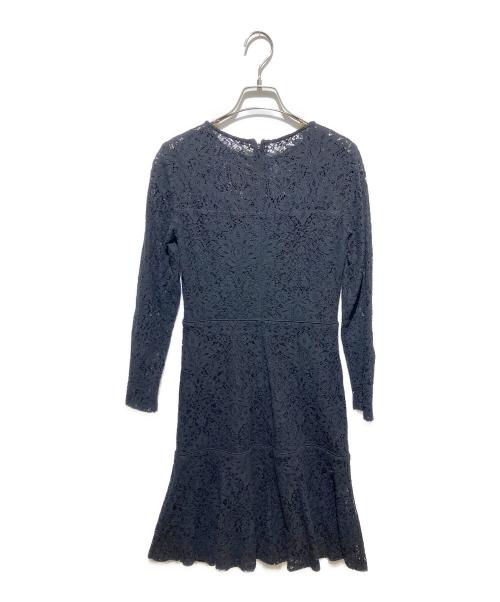 LAUREN RALPH LAUREN（ローレンラルフローレン）LAUREN RALPH LAUREN (ローレンラルフローレン) レースワンピース ブラックの古着・服飾アイテム