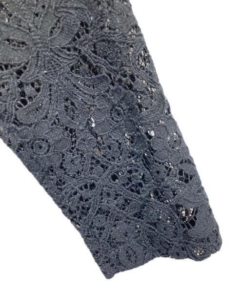 LAUREN RALPH LAUREN（ローレンラルフローレン）LAUREN RALPH LAUREN (ローレンラルフローレン) レースワンピース ブラックの古着・服飾アイテム