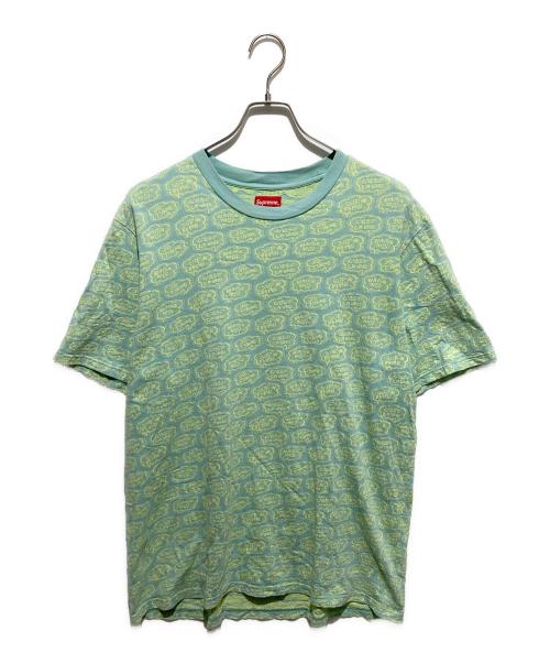 SUPREME（シュプリーム）SUPREME (シュプリーム) 22ss Word Bubble Jacquard S/S Top グリーン サイズ:XLの古着・服飾アイテム