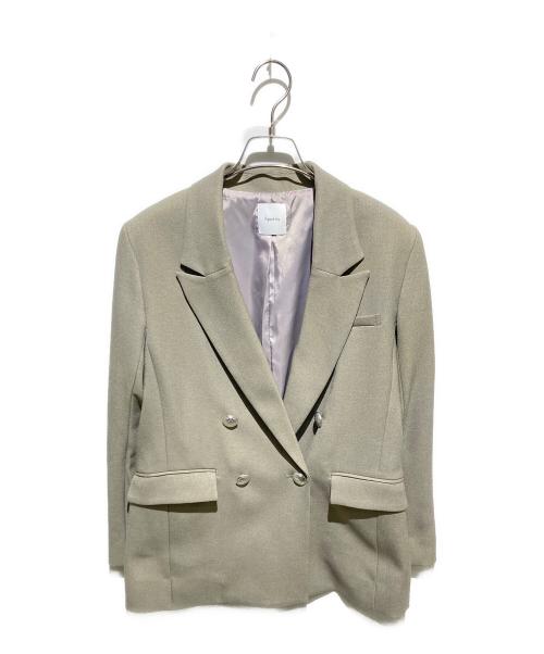 apart by lowrys（アパートバイローリーズ）apart by lowrys (アパートバイローリーズ) LNTサージテーラードジャケット/ ベージュ サイズ:Sの古着・服飾アイテム