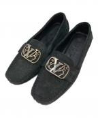 LOUIS VUITTONルイ ヴィトン）の古着「LVロゴドライビングジューズ」｜ブラック