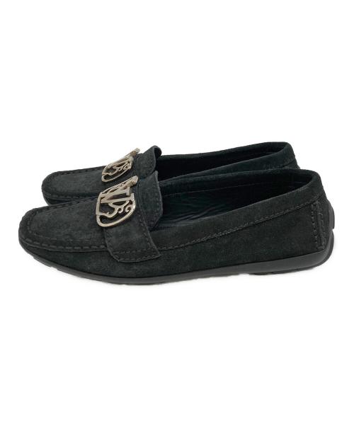 LOUIS VUITTON（ルイ ヴィトン）LOUIS VUITTON (ルイ ヴィトン) LVロゴドライビングジューズ ブラック サイズ:35の古着・服飾アイテム