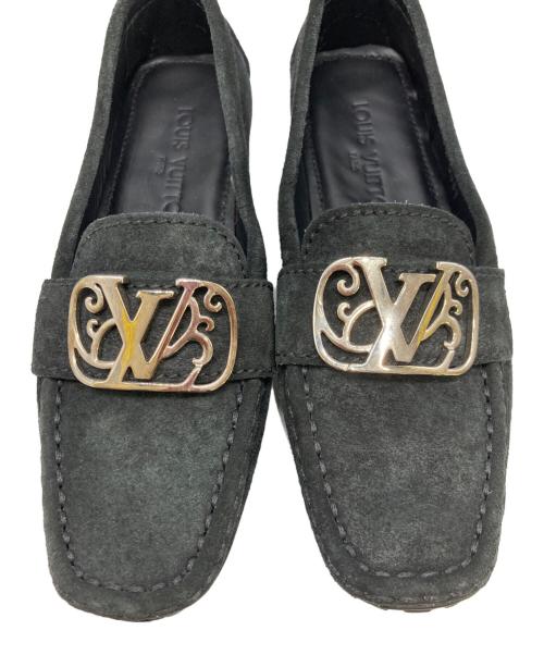 LOUIS VUITTON（ルイ ヴィトン）LOUIS VUITTON (ルイ ヴィトン) LVロゴドライビングジューズ ブラック サイズ:35の古着・服飾アイテム