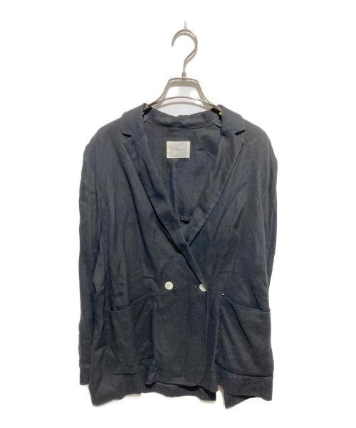 IENA（イエナ）IENA (イエナ) ドライリネンジャケット ブラック サイズ:38の古着・服飾アイテム