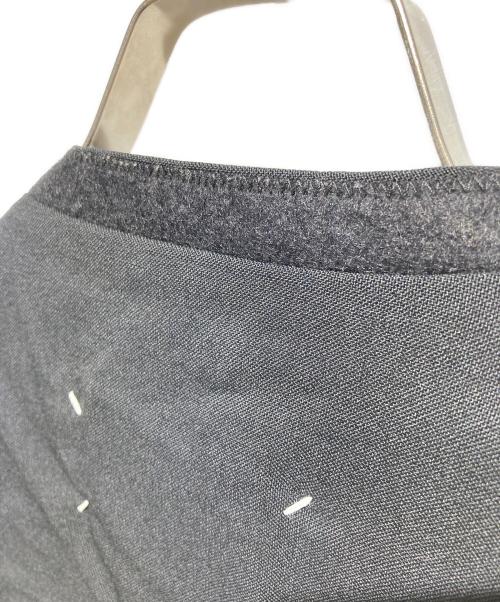 Maison Margiela（メゾンマルジェラ）Maison Margiela (メゾンマルジェラ) 22AW ボタンレス ノーカラー ジャケット ブラック サイズ:44の古着・服飾アイテム