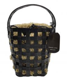 HYKE×CHACOLI（ハイク×チャコリ）の古着「コラボバック」｜ベージュ×ブラック