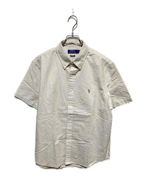 POLO RALPH LAUREN（ポロ・ラルフローレン）POLO RALPH LAUREN (ポロ・ラルフローレン) 半袖BDシャツ ベージュ サイズ:Ｌ 未使用品の古着・服飾アイテム