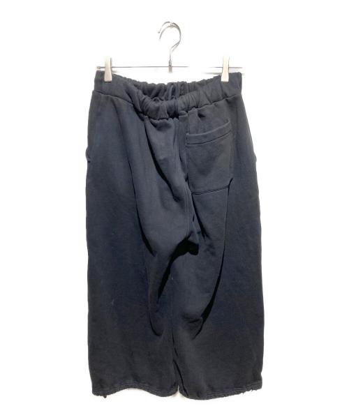 PUBLUX（パブリュクス）PUBLUX (パブリュクス) UMBRO別注 ロゴ刺繍裏起毛スウェット パンツ ブラック サイズ:Ｌの古着・服飾アイテム