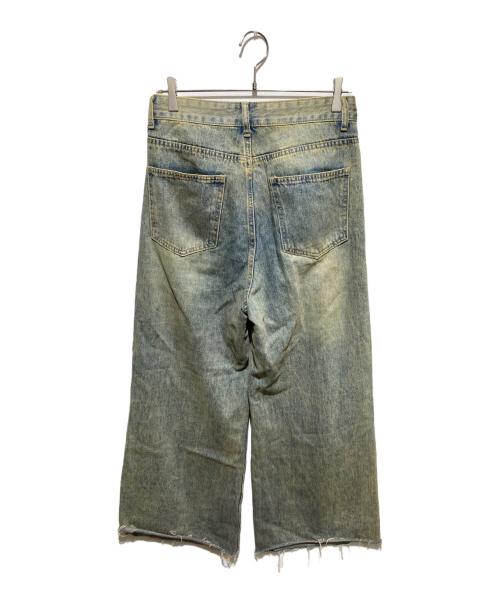 ASAPMODE（エイサップモード）asapmode (エイサップモード) デニムワイドパンツ インディゴ サイズ:Sの古着・服飾アイテム