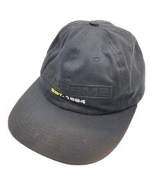 SUPREME（シュプリーム）の古着「Embossed Logo 6-Panel/キャップ」｜ブラック