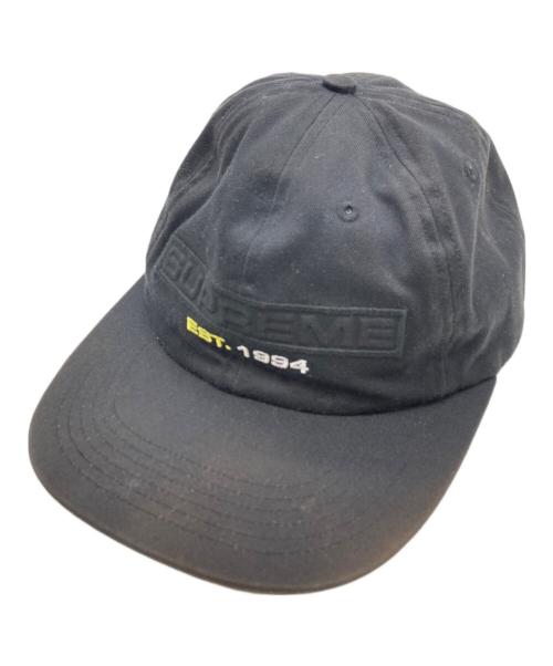 SUPREME（シュプリーム）Supreme (シュプリーム) Embossed Logo 6-Panel/キャップ ブラックの古着・服飾アイテム