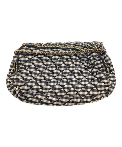 MOSCHINO（モスキーノ）MOSCHINO (モスキーノ) キルティングチェーンショルダーバッグ ブルーの古着・服飾アイテム