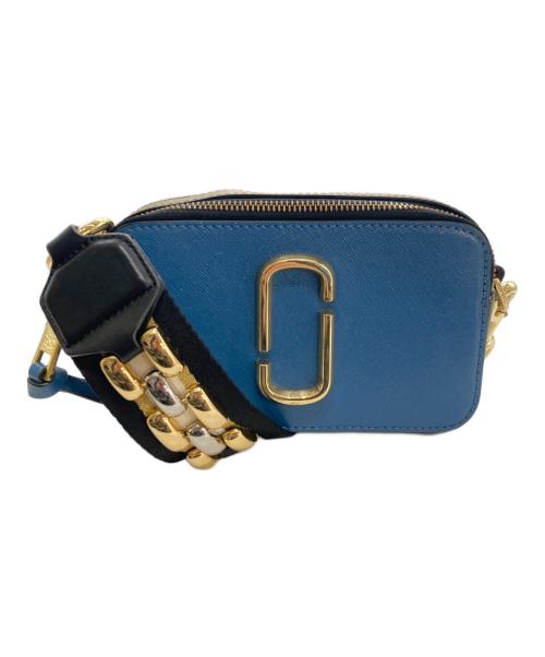 MARC JACOBS（マークジェイコブス）MARC JACOBS (マークジェイコブス) スナップショットショルダーバッグ ブルーの古着・服飾アイテム
