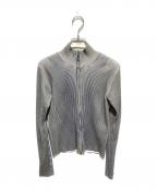 NACHEナチェ）の古着「リブドライバースニット」｜グレー