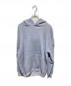 san san gearサンサンギア）の古着「23FW HOODED KNIT」｜ブルー