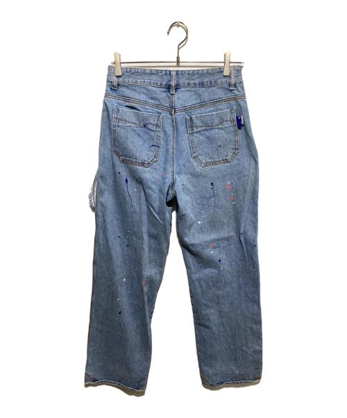ADER error（アーダーエラー）ADER error (アーダーエラー) 20ss ペイントデニムパンツ インディゴ サイズ:A2の古着・服飾アイテム