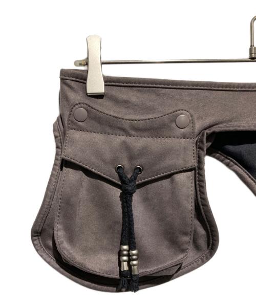 COYSEIO（コイセイオ）coyseio (コイセイオ) SUEDE BELT BAG ブラウンの古着・服飾アイテム