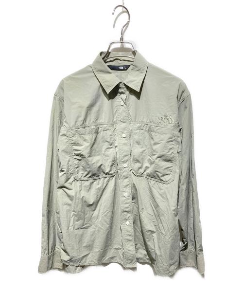 THE NORTH FACE（ザ ノース フェイス）THE NORTH FACE (ザ ノース フェイス) ナイロンシャツ ベージュ サイズ:Ｍの古着・服飾アイテム