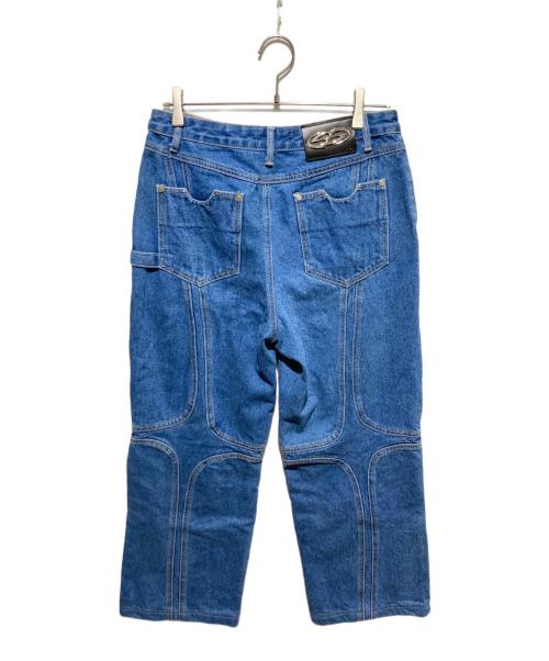 Nuth（ヌース）nuth (ヌース) バギーデニムパンツ インディゴ サイズ:Ｌの古着・服飾アイテム