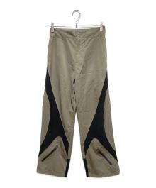 49 PERCENT（フォーティーナインパーセント）の古着「ナイロンテックパンツ」｜カーキ