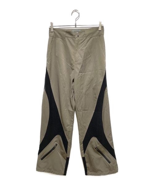 49 PERCENT（フォーティーナインパーセント）49 PERCENT (フォーティーナインパーセント) ナイロンテックパンツ カーキ サイズ:Sの古着・服飾アイテム