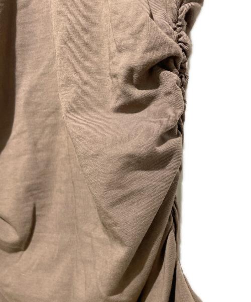 Paloma Wool（パロマウール）PALOMA WOOL (パロマウール) Mes Draped Short-Sleeve T-Shirt ブラウン サイズ:S 未使用品の古着・服飾アイテム