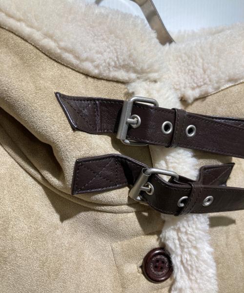 theohyou（ザーオユ）theohyou (ザーオユ) ムートンジャケット ベージュ サイズ:-の古着・服飾アイテム