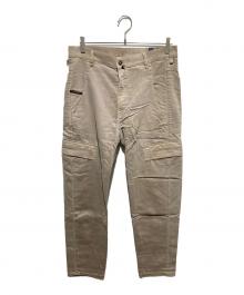 DIESEL（ディーゼル）の古着「D-KRETTコーティングカーゴパンツ」｜ベージュ