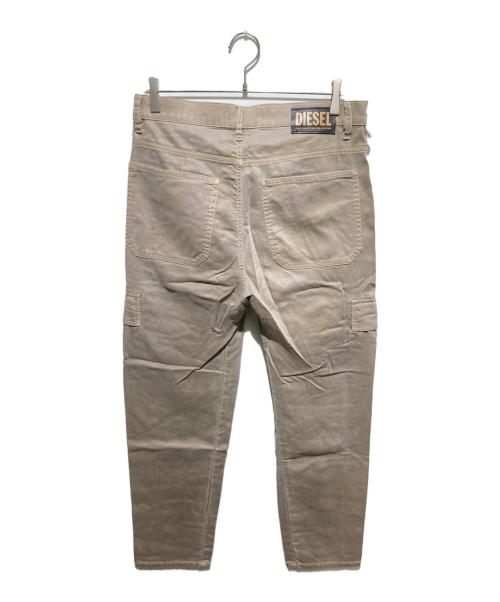 DIESEL（ディーゼル）DIESEL (ディーゼル) D-KRETTコーティングカーゴパンツ ベージュ サイズ:30の古着・服飾アイテム