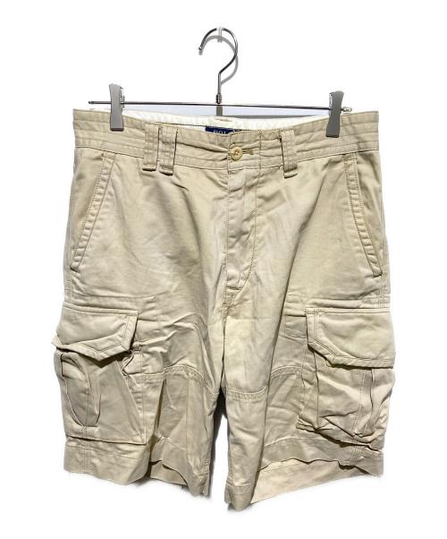 POLO RALPH LAUREN（ポロ・ラルフローレン）POLO RALPH LAUREN (ポロ・ラルフローレン) カーゴハーフパンツ ベージュ サイズ:32の古着・服飾アイテム