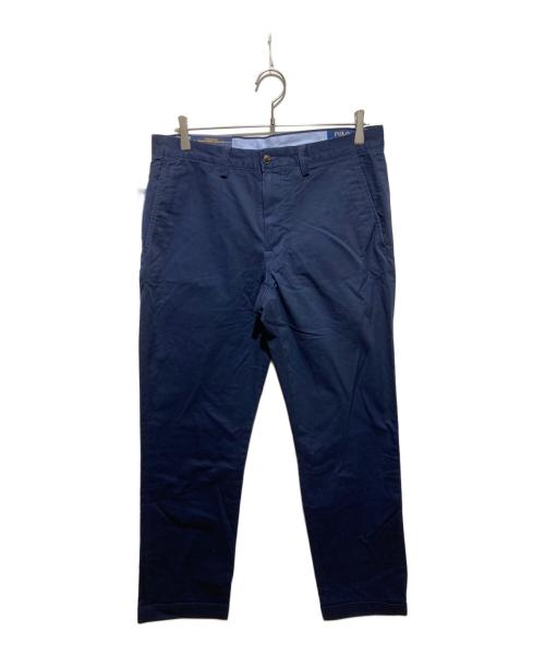 POLO RALPH LAUREN（ポロ・ラルフローレン）POLO RALPH LAUREN (ポロ・ラルフローレン) バックポニー刺繍チノパン ネイビー サイズ:32/34 未使用品の古着・服飾アイテム
