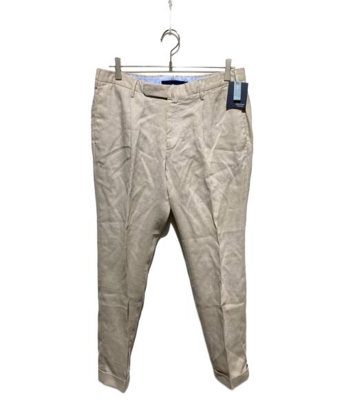 INCOTEX（インコテックス）INCOTEX (インコテックス) リネンタックパンツ ベージュ サイズ:50の古着・服飾アイテム