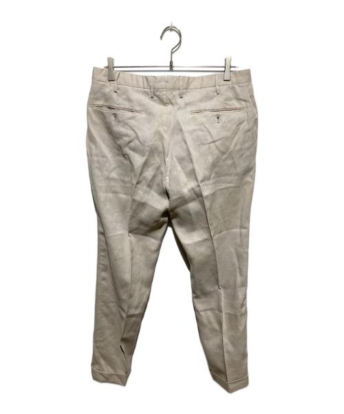 INCOTEX（インコテックス）INCOTEX (インコテックス) リネンタックパンツ ベージュ サイズ:50の古着・服飾アイテム
