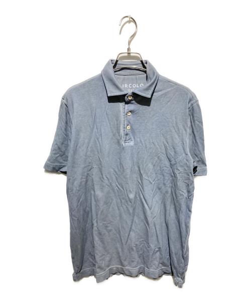 CIRCOLO 1901（チルコロ1901）Circolo 1901 (チルコロ1901) ポロシャツ グレー サイズ:Ｌの古着・服飾アイテム