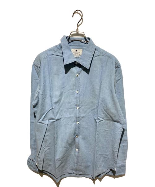 giannetto（ジャンネット）giannetto (ジャンネット) シャンブレーシャツ インディゴ サイズ:43の古着・服飾アイテム