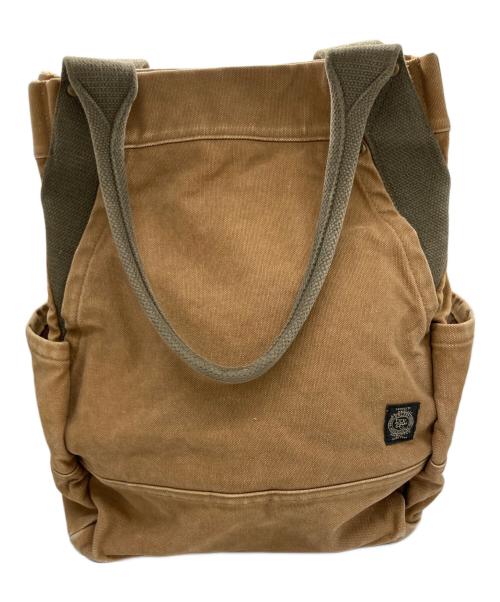 RRL（ダブルアールエル）RRL (ダブルアールエル) DUCK TOTE BAG/ユーズド加工ダックトートバッグ ベージュの古着・服飾アイテム