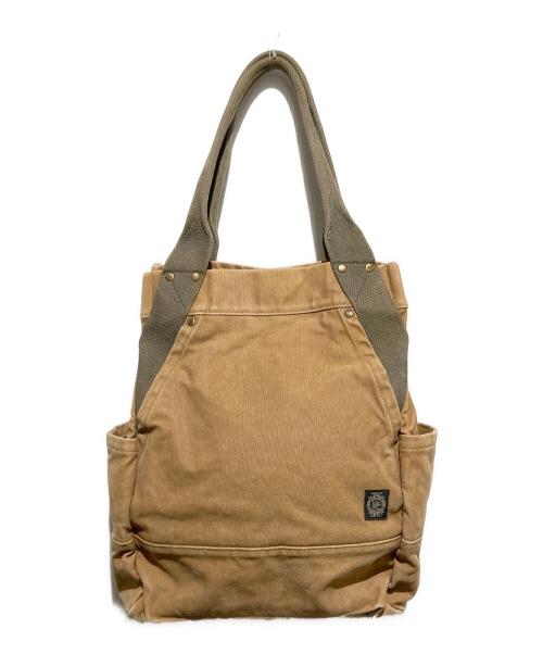 RRL（ダブルアールエル）RRL (ダブルアールエル) DUCK TOTE BAG/ユーズド加工ダックトートバッグ ベージュの古着・服飾アイテム