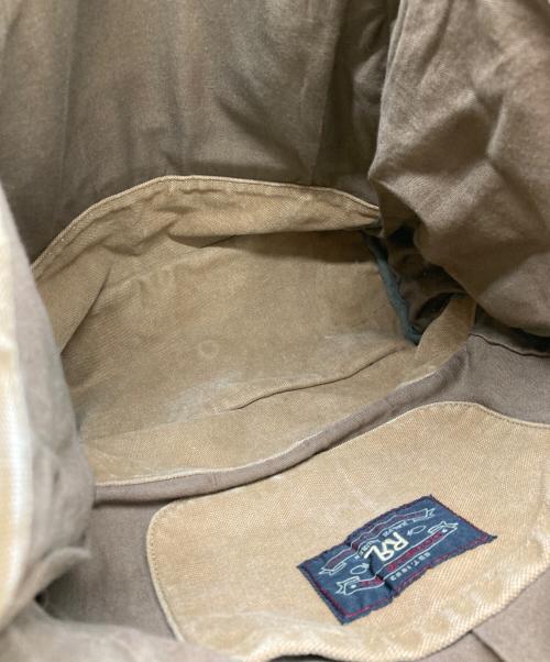 RRL（ダブルアールエル）RRL (ダブルアールエル) DUCK TOTE BAG/ユーズド加工ダックトートバッグ ベージュの古着・服飾アイテム