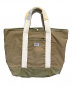 PORTERポーター）の古着「コラボラグハンドルトートバッグ」｜ベージュ