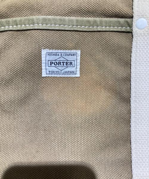 PORTER（ポーター）PORTER (ポーター) コラボラグハンドルトートバッグ ベージュの古着・服飾アイテム