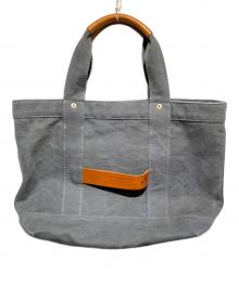 HIROMASTU/広松（ヒロマツ）の古着「ダック地ハンドバッグ/FRESCO トートバッグ」｜グレー