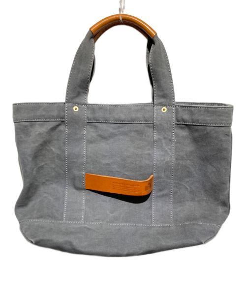 HIROMASTU/広松（ヒロマツ）HIROMASTU/広松 (ヒロマツ) ダック地ハンドバッグ/FRESCO トートバッグ グレーの古着・服飾アイテム
