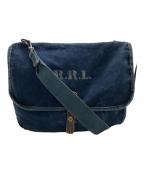 RRLダブルアールエル）の古着「インディゴRRLロゴショルダーバッグ/メッセンジャーバッグ」｜インディゴ